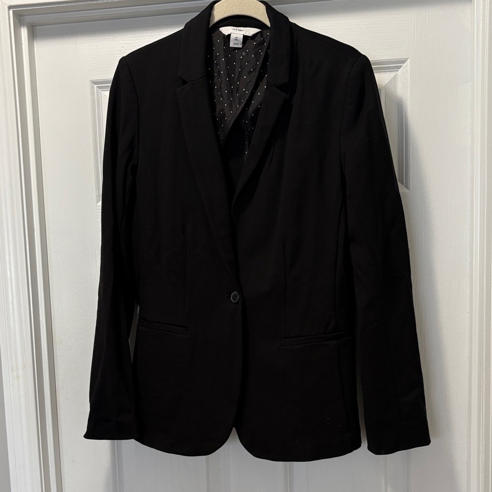 Old Navy stretchy Black Blazer M Tall